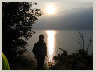 L'alba sul lago di Garda