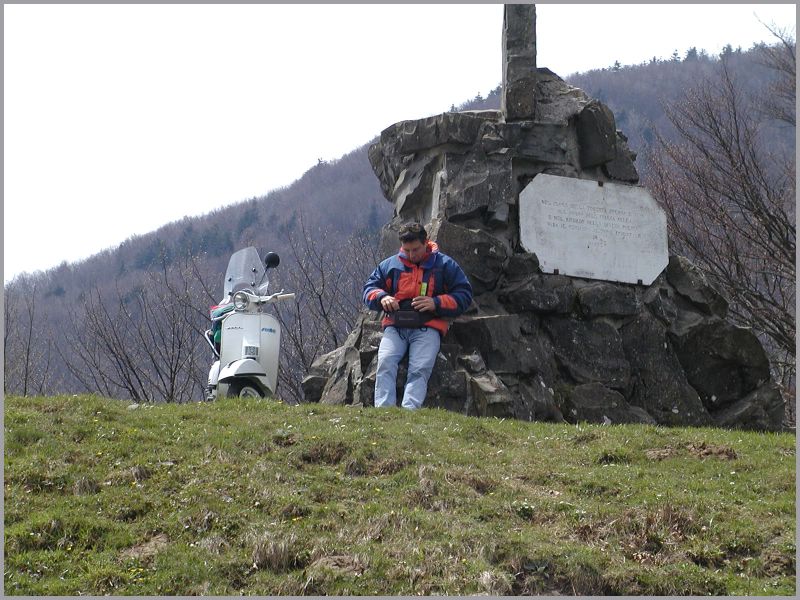 Resca scalatore in Vespa